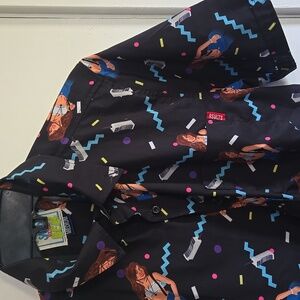 RSVLT Men's Saved by The Bell x Roosevelts Kelly Button Down Shirt